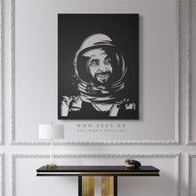 Load image into Gallery viewer, UAE To Space (Sheikh Zayed bin Sultan Al Nahyan) الإمارات الى الفضاء - Premium