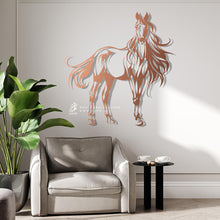 Load image into Gallery viewer, Horse Wall Art لوحة الخيل - Premium ( Metal ) ( HZN37 )