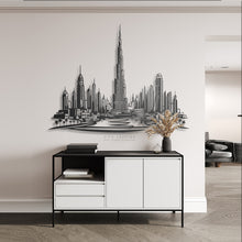 Load image into Gallery viewer, Dubai Panoramic Skyline Wall Art