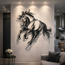 Load image into Gallery viewer, Horse Wall Art لوحة الخيل - Premium ( Metal ) ( HZN013 )