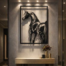 Load image into Gallery viewer, Horse Wall Art لوحة الخيل - Premium ( Metal ) ( HZN08 )