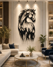 Load image into Gallery viewer, Horse Wall Art لوحة الخيل - Premium ( Metal ) ( HZN45 )