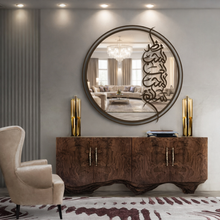 Load image into Gallery viewer, Love Wall Mirror مرآة حائط نظر المحب الى المحب سلام ( MRZN036 )