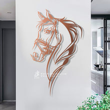 Load image into Gallery viewer, Horse Wall Art لوحة الخيل - Premium ( Metal ) ( HZN38 )