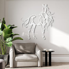 Load image into Gallery viewer, Horse Wall Art لوحة الخيل - Premium ( Metal ) ( HZN37 )
