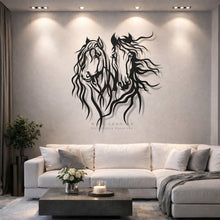 Load image into Gallery viewer, Horse Wall Art لوحة الخيل - Premium ( Metal ) ( HZN030 )