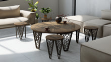 Load image into Gallery viewer, "Mawaddah" Coffee Table " طاولة قهوة " موده ( 5 pcs )