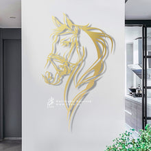 Load image into Gallery viewer, Horse Wall Art لوحة الخيل - Premium ( Metal ) ( HZN38 )
