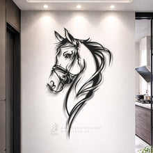 Load image into Gallery viewer, Horse Wall Art لوحة الخيل - Premium ( Metal ) ( HZN38 )