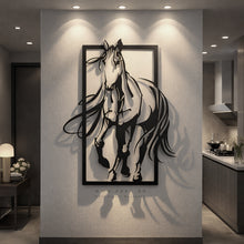 Load image into Gallery viewer, Horse Wall Art لوحة الخيل - Premium ( Metal ) ( HZN27 )