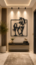 Load image into Gallery viewer, Horse Wall Art لوحة الخيل - Premium ( Metal ) ( HZN041 )