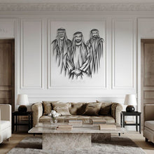 Load image into Gallery viewer, Sheikh Zayed, Sheikh Mohammed & Sheikh Sultan الشيخ زايد والشيخ محمد والشيح سلطان - Premium ( Metal ) 2024 (Copy)