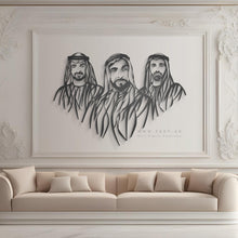 Load image into Gallery viewer, Abu Dhabi Royal Family شيوخ أبو ظبي - Premium ( Metal ) ( New )