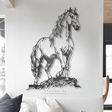 Load image into Gallery viewer, Horse Wall Art لوحة الخيل - Premium ( Metal ) ( HZN45 )