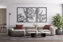 Load image into Gallery viewer, Flower Metal Wall Art - Premium ( FWZN02 )