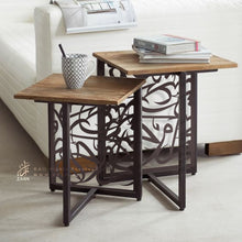 Load image into Gallery viewer, "Arabisc" Side Table Set " طاولة جانبية " أرابيسك ( SDTZN02 ) ( 2 pcs )