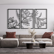 Load image into Gallery viewer, Flower Metal Wall Art - Premium ( FWZN02 )