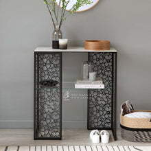 Load image into Gallery viewer, "Flower" Entrance Console "طاولة كونسول "فلاور( 2 pcs )