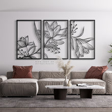 Load image into Gallery viewer, Flower Metal Wall Art - Premium ( FWZN02 )