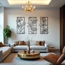 Load image into Gallery viewer, Flower Metal Wall Art - Premium ( FWZN03 )