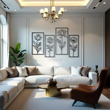 Load image into Gallery viewer, Flower Metal Wall Art - Premium ( FWZN04 )