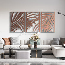Load image into Gallery viewer, Palm Wall Art - Basic / Premium ( 3pc Set ) ( TRZN07 )