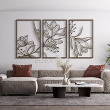 Load image into Gallery viewer, Flower Metal Wall Art - Premium ( FWZN02 )