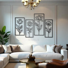 Load image into Gallery viewer, Flower Metal Wall Art - Premium ( FWZN04 )