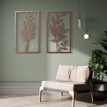 Load image into Gallery viewer, Flower Wall Art - Basic / Premium ( 2pc Set ) ( FLRZN01 )