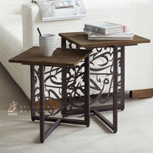 Load image into Gallery viewer, "Arabisc" Side Table Set " طاولة جانبية " أرابيسك ( SDTZN02 ) ( 2 pcs )