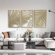 Load image into Gallery viewer, Palm Wall Art - Basic / Premium ( 3pc Set ) ( TRZN07 )