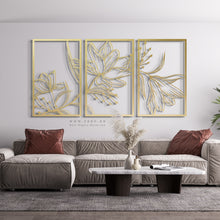 Load image into Gallery viewer, Flower Metal Wall Art - Premium ( FWZN02 )