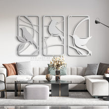 Load image into Gallery viewer, Birds Metal Wall Art - Premium ( BWZN03 )