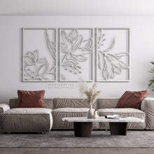Load image into Gallery viewer, Flower Metal Wall Art - Premium ( FWZN02 )