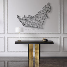 Load image into Gallery viewer, UAE Map wall art خريطة الإمارات ( Basic / Premium ) ( MPZN03 )