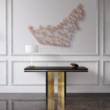 Load image into Gallery viewer, UAE Map wall art خريطة الإمارات ( Basic / Premium ) ( MPZN03 )