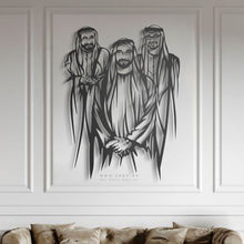 Load image into Gallery viewer, Sheikh Zayed, Sheikh Mohammed &amp; Sheikh Sultan الشيخ زايد والشيخ محمد والشيح سلطان - Premium ( Metal ) 2024 (Copy)
