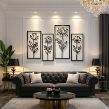 Load image into Gallery viewer, Flower Metal Wall Art - Premium ( FWZN04 )
