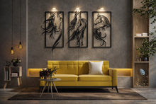 Load image into Gallery viewer, Horses Wall Art لوحة الخيول - Premium ( 3pc Set ) ( HZN02 )