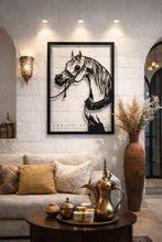 Load image into Gallery viewer, Horse Wall Art لوحة الخيل - Premium ( Metal ) ( HZN17 )