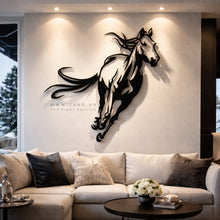 Load image into Gallery viewer, Horse Wall Art لوحة الخيل - Premium ( Metal ) ( HZN23 )