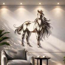 Load image into Gallery viewer, Horse Wall Art لوحة الخيل - Premium ( Metal ) ( HZN37 )