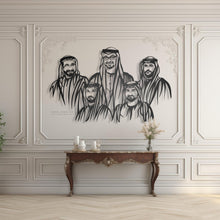 Load image into Gallery viewer, Sharjah Rollers Metal Wall Art - حكام الشارقه