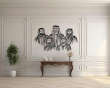 Load image into Gallery viewer, Sharjah Rollers Metal Wall Art - حكام الشارقه