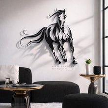 Load image into Gallery viewer, Horse Wall Art لوحة الخيل - Premium ( Metal ) ( HZN21 )