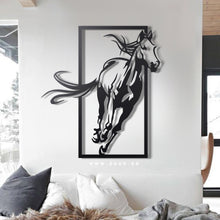 Load image into Gallery viewer, Horse Wall Art لوحة الخيل - Premium ( Metal ) ( HZN23 )