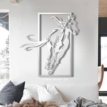 Load image into Gallery viewer, Horse Wall Art لوحة الخيل - Premium ( Metal ) ( HZN23 )