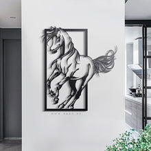 Load image into Gallery viewer, Horse Wall Art لوحة الخيل - Premium ( Metal ) ( HZN25 )
