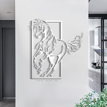 Load image into Gallery viewer, Horse Wall Art لوحة الخيل - Premium ( Metal ) ( HZN25 )