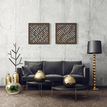 Load image into Gallery viewer, Allah + Mohammed Wall Art الله ومحمد - Metal ( 2pc Set ) ( HMKZN01 )